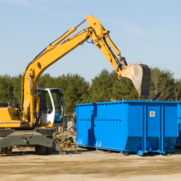 what size residential dumpster rentals are available in Miltona MN